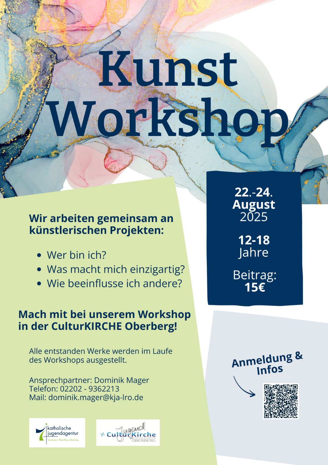 Kunst-Workshop 2025 Plakat